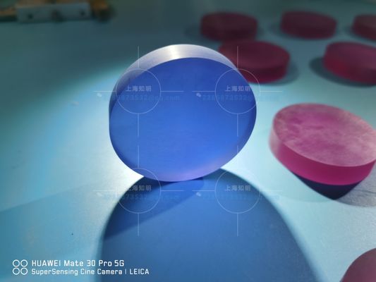 Al2o3 Syntetyczny, kolorowy domieszkowany laserowy kryształ szafirowy