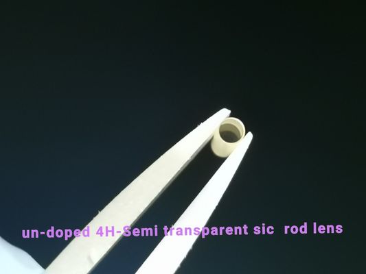 Polerowane, bez powłoki 4h Semi Sic Single Crystal Rod Lens o wysokiej czystości