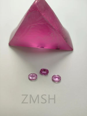 Koralowy / Różowy / Różowy / Sapphire Raw / Roughgem Crystal Lab Made For Jewelry Accessories