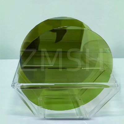 Wafer SiC 4H N Typ 8c Production grade Dummy grade Customized Dwukrotnie wypolerowany wafer z węglanu krzemowego