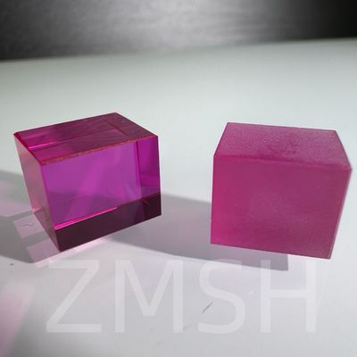 Sztuczna uprawa Dopingowany kolor Sapphire AL2O3 Dostosowana metoda CZ Ruby Blue Padparadscha