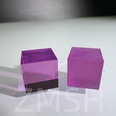 Sztuczna uprawa Dopingowany kolor Sapphire AL2O3 Dostosowana metoda CZ Ruby Blue Padparadscha