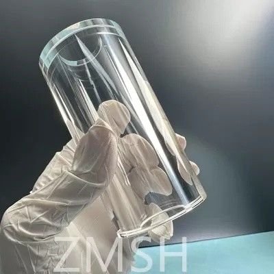 Sapphire Tube OD50mm ID25.4mm Długość 100mm AL2O3 C-Axis KY Metoda Mohs 9.0 Dostosowanie
