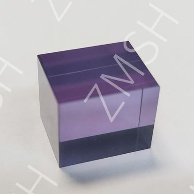 Sztuczna kultywacja Doped kolor Sapphire AL2O3 Customized CZ Method Purple