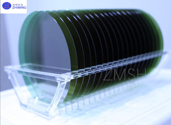 8-calowa płytka 4H-N SiC grubość 500±25μm lub niestandardowa N-doped dummy Production Research Grade