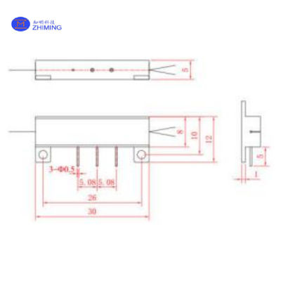 Niobat litu (LiNbO3) Modulator kierunku fali Y / Niski Vπ 3,5 V / Wysoki PER 25dB / Kompatybilny z FOG, FOCT, Komunikacją kwantową