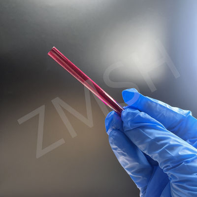 Cr Al2O3 Ruby Rod Sapphire Laser Single Crystal Optical Rod Zastosowany rozmiar Pakiet bezpieczeństwa