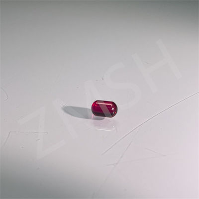 Cr Al2O3 Ruby Rod Sapphire Laser Single Crystal Optical Rod Zastosowany rozmiar Pakiet bezpieczeństwa