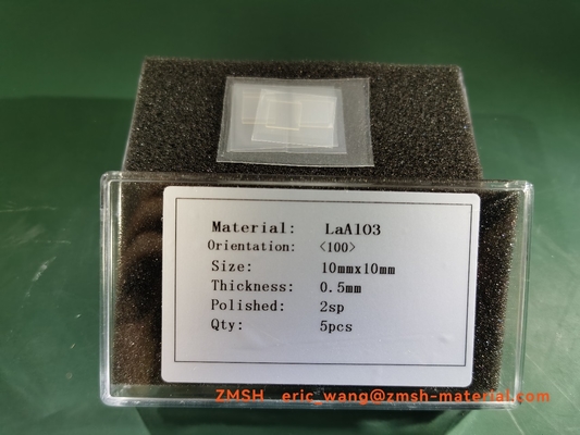 0.5mm LaAlO3 Crystal Wafle LAO Single Crystal Substrate