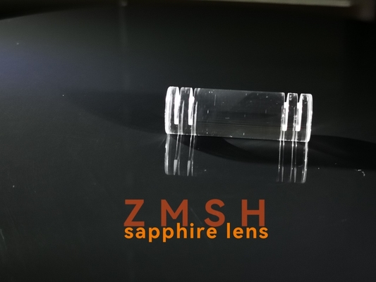Soczewka z monokrystalicznym kryształem Al2O3 Sapphire Crylinder z rowkiem