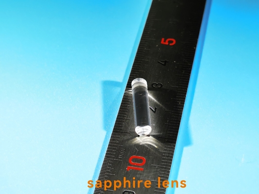 Wszystkie polerowane powierzchniowo szafirowe soczewki optyczne Crylinder z prętem tłokowym