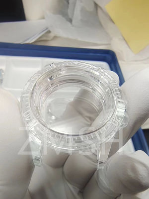 Dobra cena Przejrzysty / Niebieski / Zielony Okrągły Kwadrat Owalny Sapphire Watch Case Trwałość Odporność na wodę Odporność na wstrząsy w Internecie