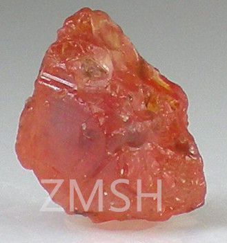 Dobra cena Brzoskwiniowy pomarańczowy paparacha z laboratorium Sapphire Raw Gemstone Do dekoracji Naszyjnik Pierścień Kolczyk w Internecie