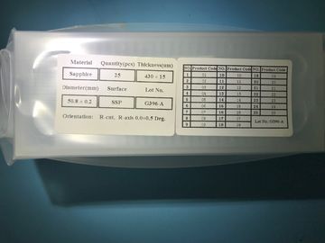Dobra cena 2-calowy DSP SSP Azotek galu Wafer A Oś szafirowy Podłoża GaN Epitaksjalne szablony w Internecie