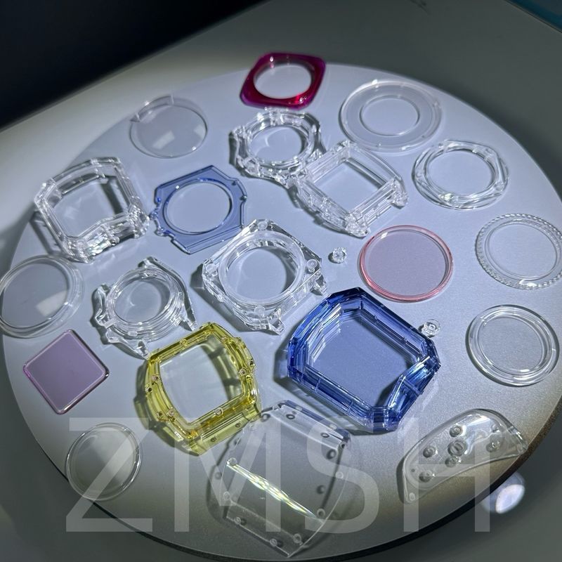 Sztuczna uprawa Dopingowany kolor Sapphire AL2O3 Zegarki Transparent Blue Ruby