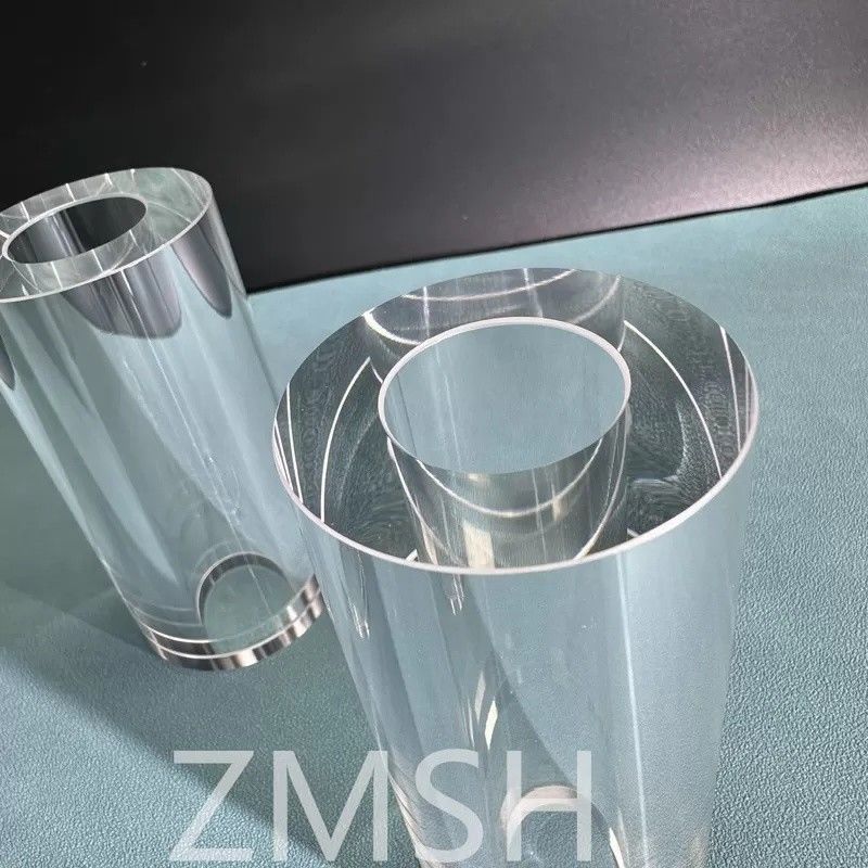 Sapphire Tube OD50mm ID25.4mm Długość 100mm AL2O3 C-Axis KY Metoda Mohs 9.0 Dostosowanie