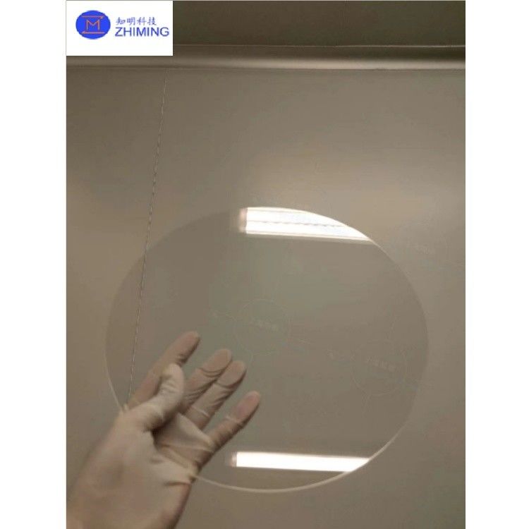 Wafer z roztopionego krzemu JGS1 JGS2 BF33 grubość 8 cali 12 cali 750um±25um Ra ≤ 0,5 nm TTV ≤ 10um