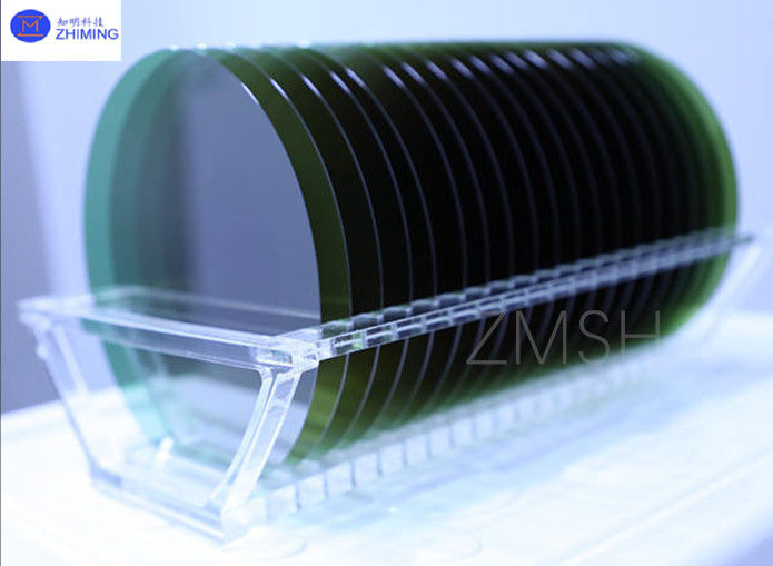 8-calowa płytka 4H-N SiC grubość 500±25μm lub niestandardowa N-doped dummy Production Research Grade