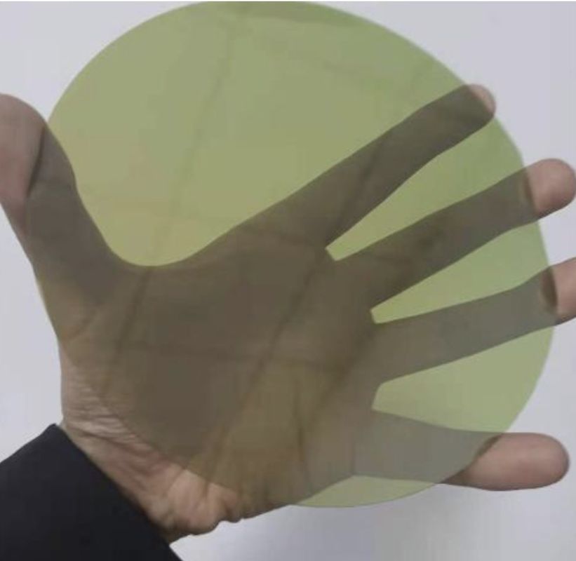 Polished 100mm SIC Epitaxial Silicon Carbide Wafer 1mm Thickness For Ingot Growth