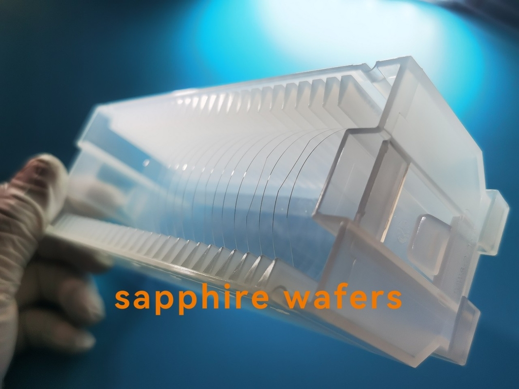 Dia50.8mm Thic100+/-15um Sapphire Substrate Wafer High Optical Transmittance DSP/SSP