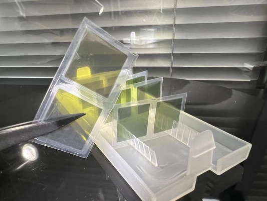10 x 10 x 0,5 mm wafel z węglika krzemu 4H - N kryształowe chipy SiC