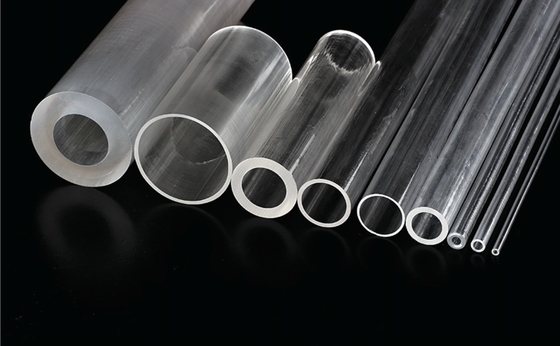 Optyczna polerowana rurka ze szkła szafirowego Cylinder Lens Tube / Rod Wysoka temperatura