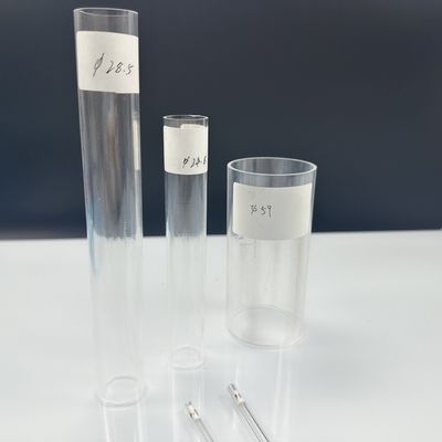 Wysoki poziom odporności na zarysowania Sapphire Tubes pręty do zastosowań o wysokiej temperaturze