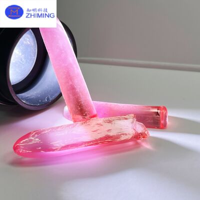 Kryształ szafirowy Flame-Fusion (Morgan Pink) Kamienie szlachetne do biżuterii Elementy zegarków