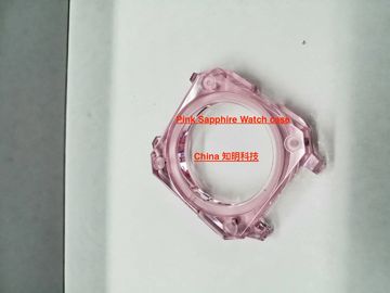 Dobra cena Różowy szafirowy zegarek Crystal Case Polished Surface Wear Scratch Resistance w Internecie