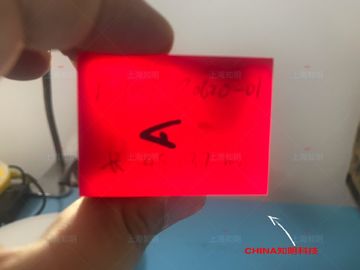 Dobra cena Soczewka szafirowa z domieszką czerwonego tytanu w kolorze czerwonym z domieszką szafiru do urządzenia laserowego w Internecie