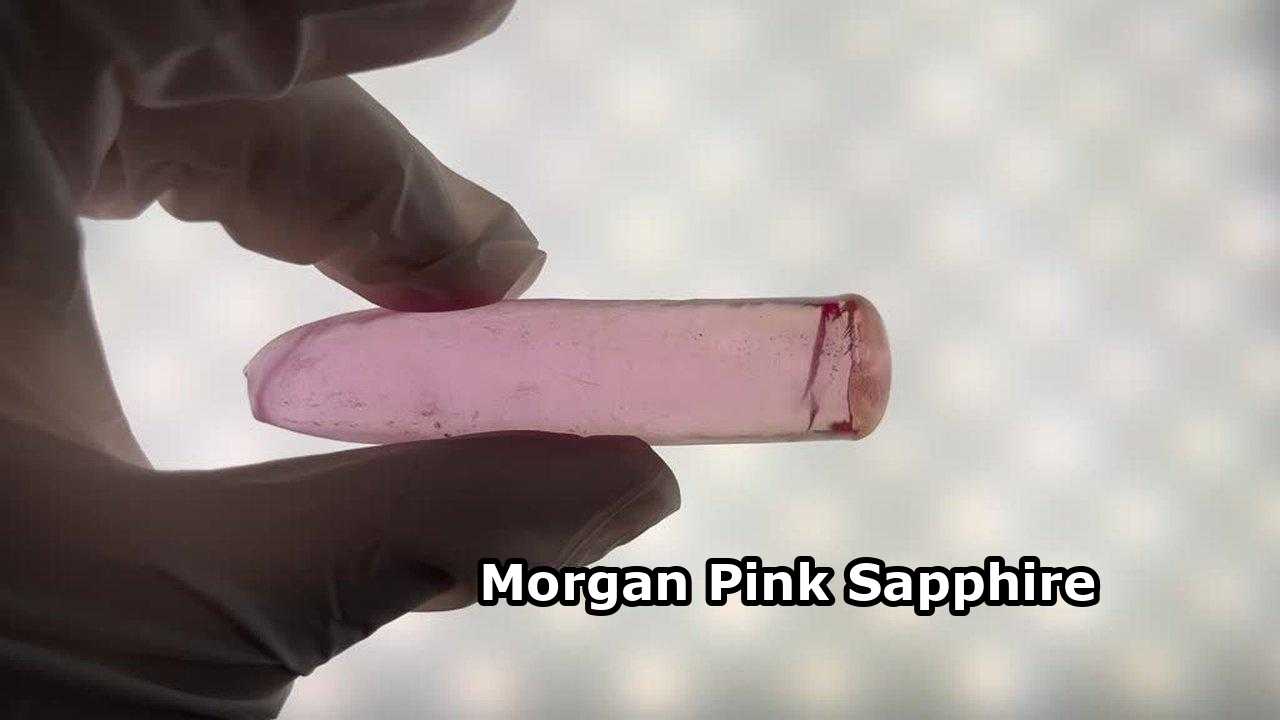 Morgan Pink Sapphire Crystal